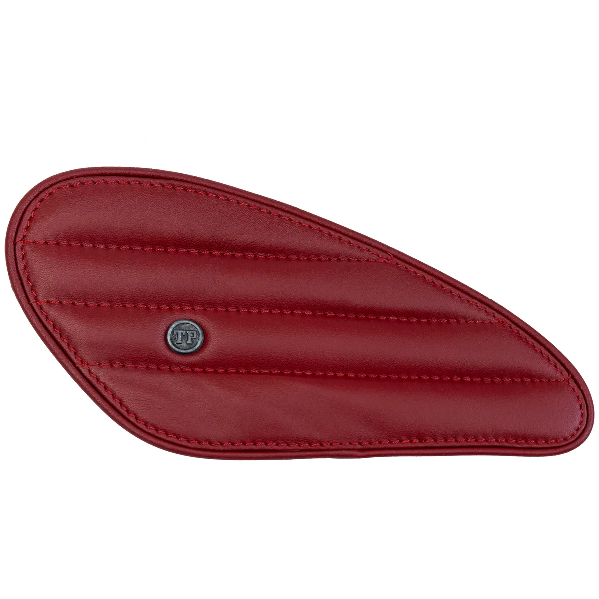 Tanners Pride Straight Tankpads (Triumph) - Vintage Red Handcrafted Full-Grain Leather (View 3)