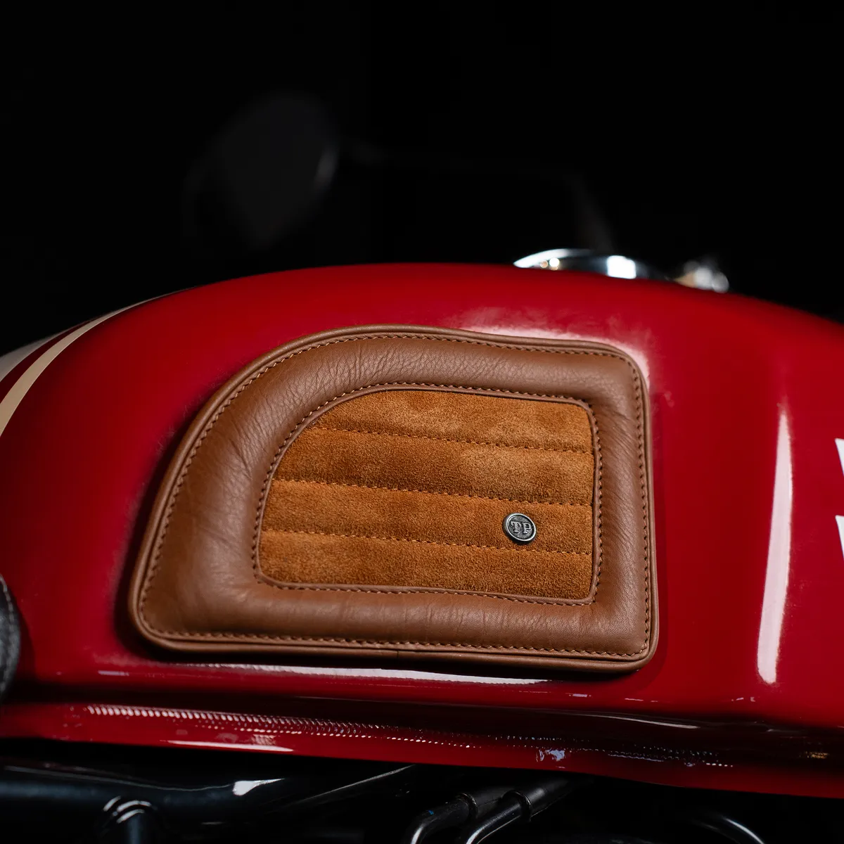 Tanners Pride Swede Tankpad (GT 650) - Natural Tan Handcrafted Full-Grain Leather (View 1)
