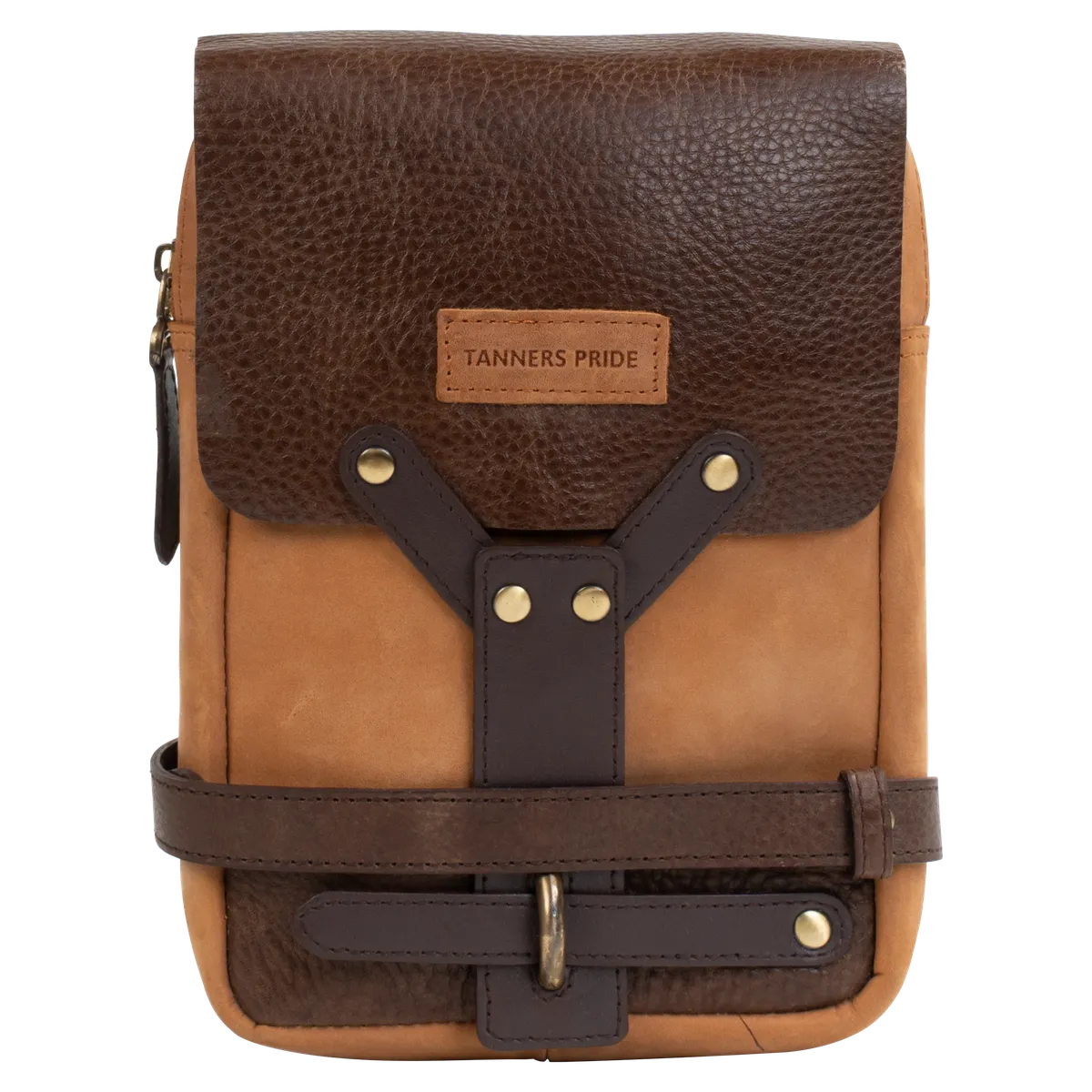 Tanners Pride Leather Motorcycle Thigh Bag | Rider Leg Bag - Natural Tan Handcrafted Full-Grain Leather (View 2)