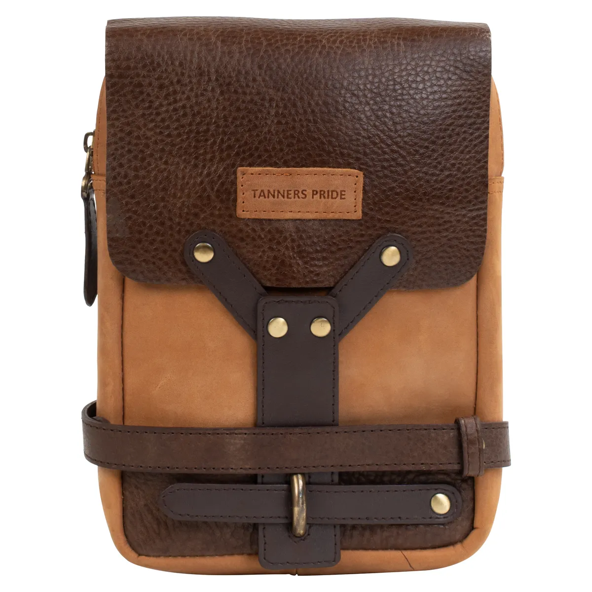 Tanners Pride Leather Motorcycle Thigh Bag | Rider Leg Bag - Natural Tan Handcrafted Full-Grain Leather (View 5)