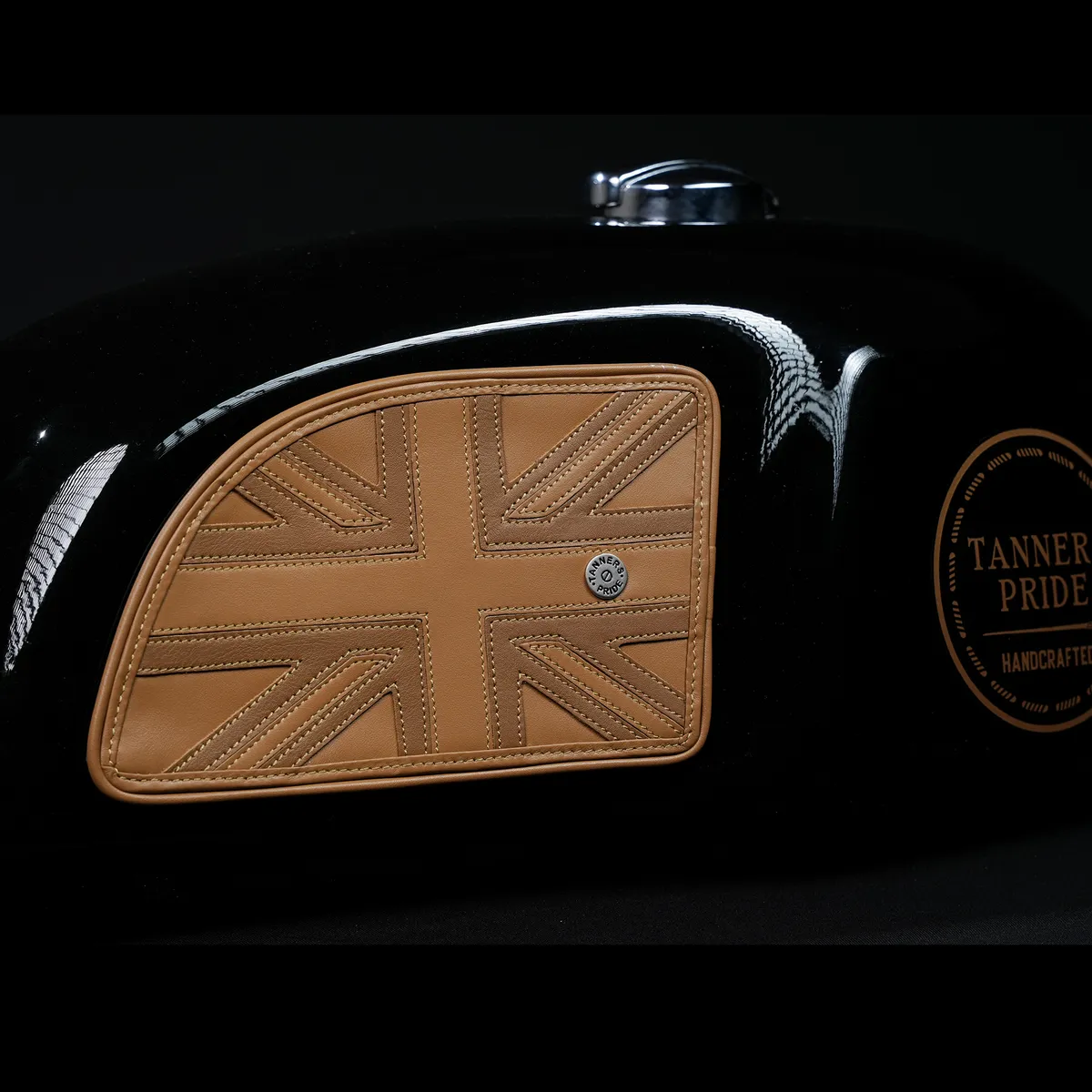 Tanners Pride Union Jack Tankpad (GT 650) - Camel Tan Handcrafted Full-Grain Leather (View 1)