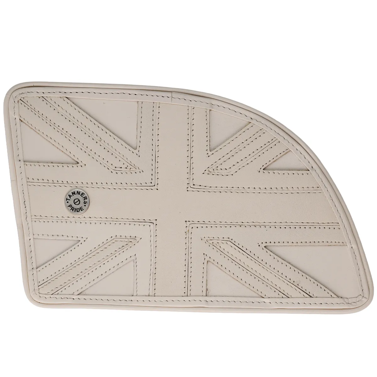 Tanners Pride Union Jack Tankpad (GT 650) - Off White Handcrafted Full-Grain Leather (View 1)