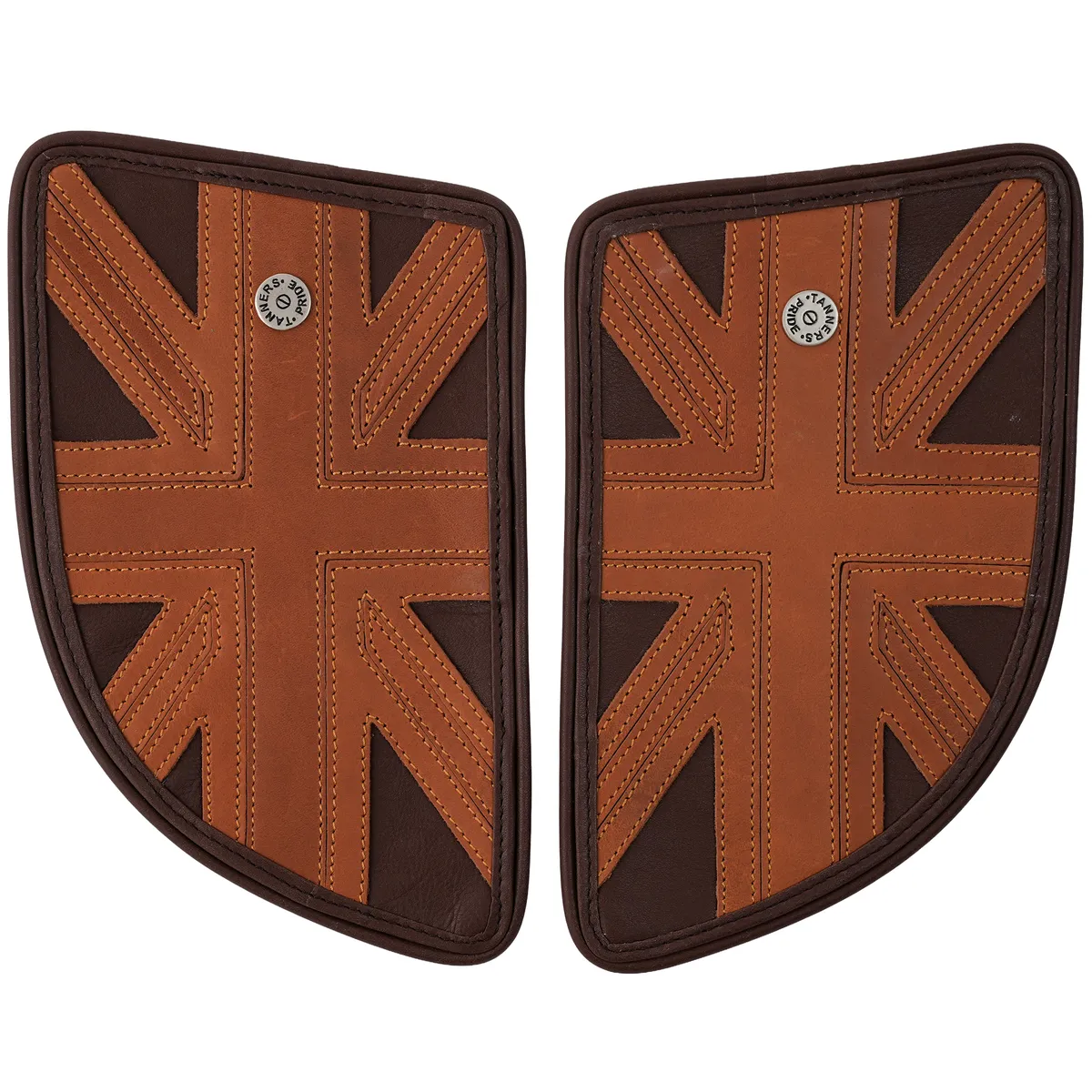 Tanners Pride Union Jack Tankpad (GT 650) - Tobacco Brown Handcrafted Full-Grain Leather (View 16)