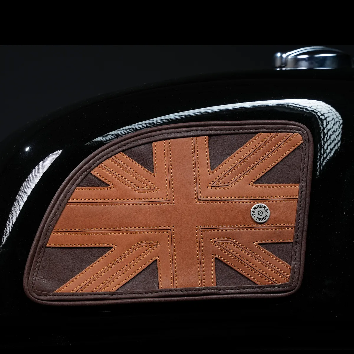 Tanners Pride Union Jack Tankpad (GT 650) - Tobacco Brown Handcrafted Full-Grain Leather (View 20)