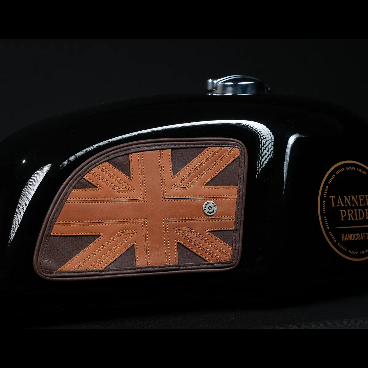Tanners Pride Union Jack Tankpad (GT 650) - Tobacco Brown Handcrafted Full-Grain Leather (View 24)