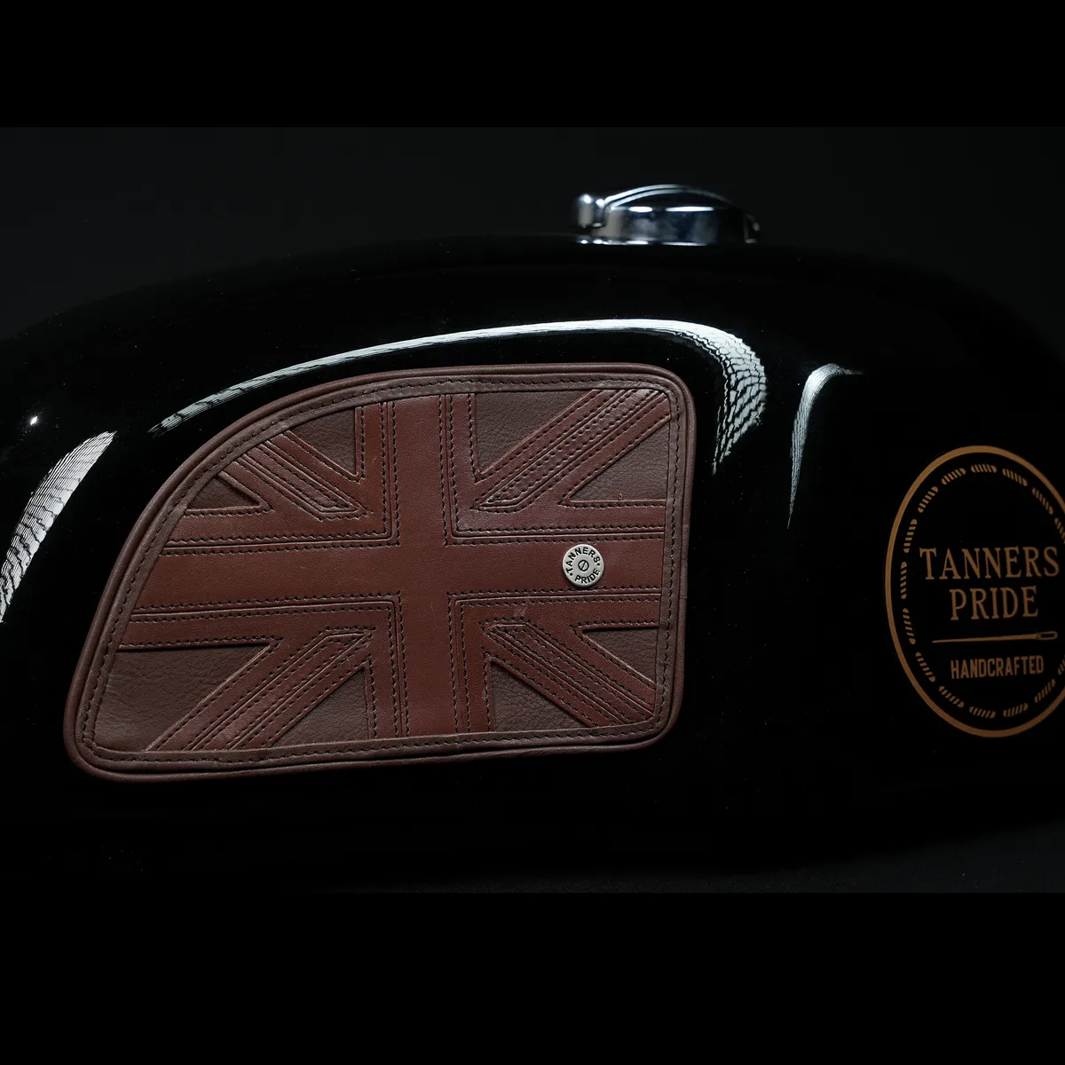 Tanners Pride Union Jack Tankpad (GT 650) - Tobacco Brown Handcrafted Full-Grain Leather (View 25)