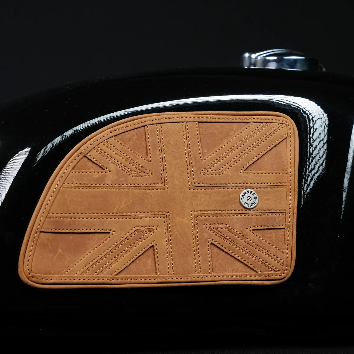 Tanners Pride Union Jack Tankpad (GT 650) - Tobacco Brown Handcrafted Full-Grain Leather (View 5)