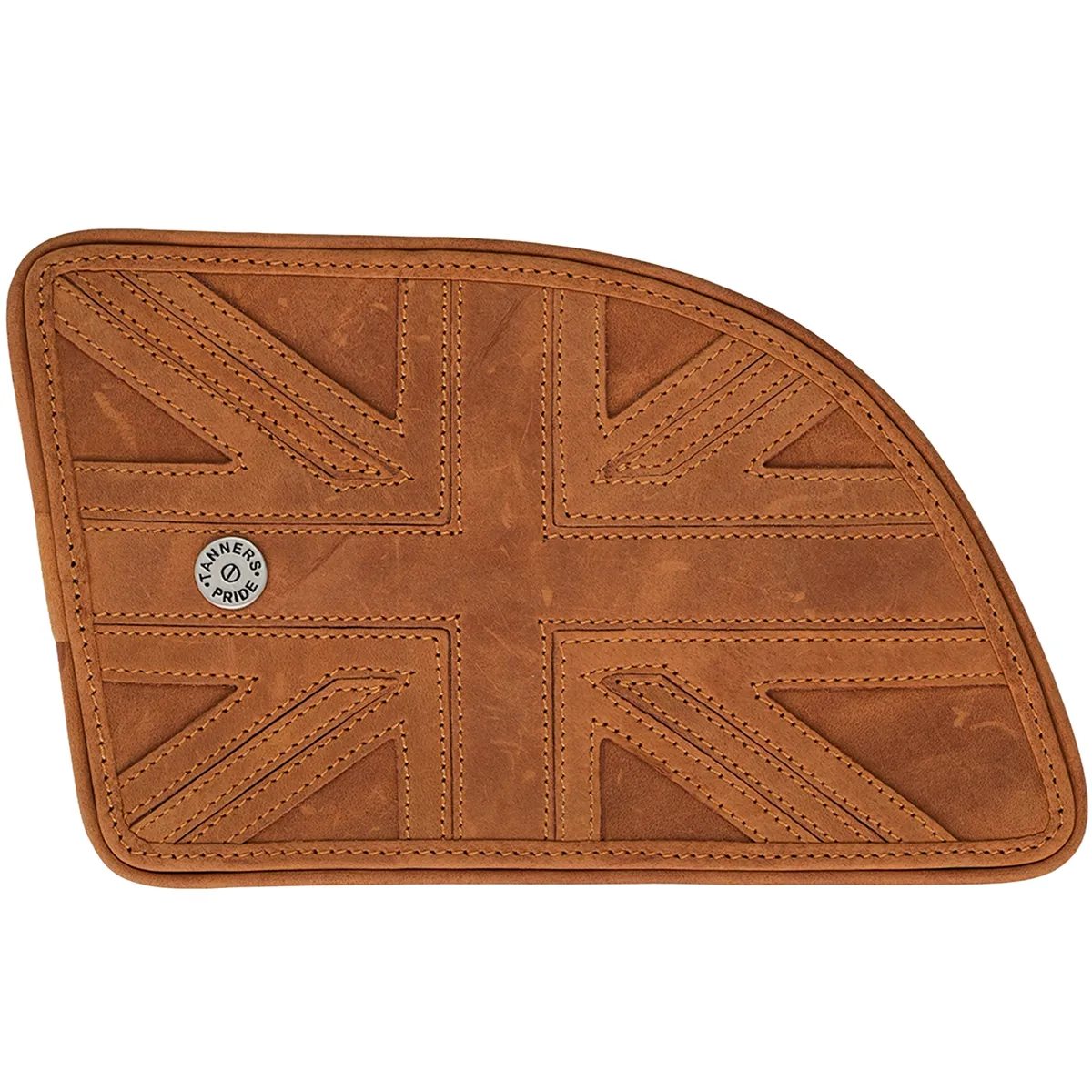 Tanners Pride Union Jack Tankpad (GT 650) - Tobacco Brown Handcrafted Full-Grain Leather (View 6)