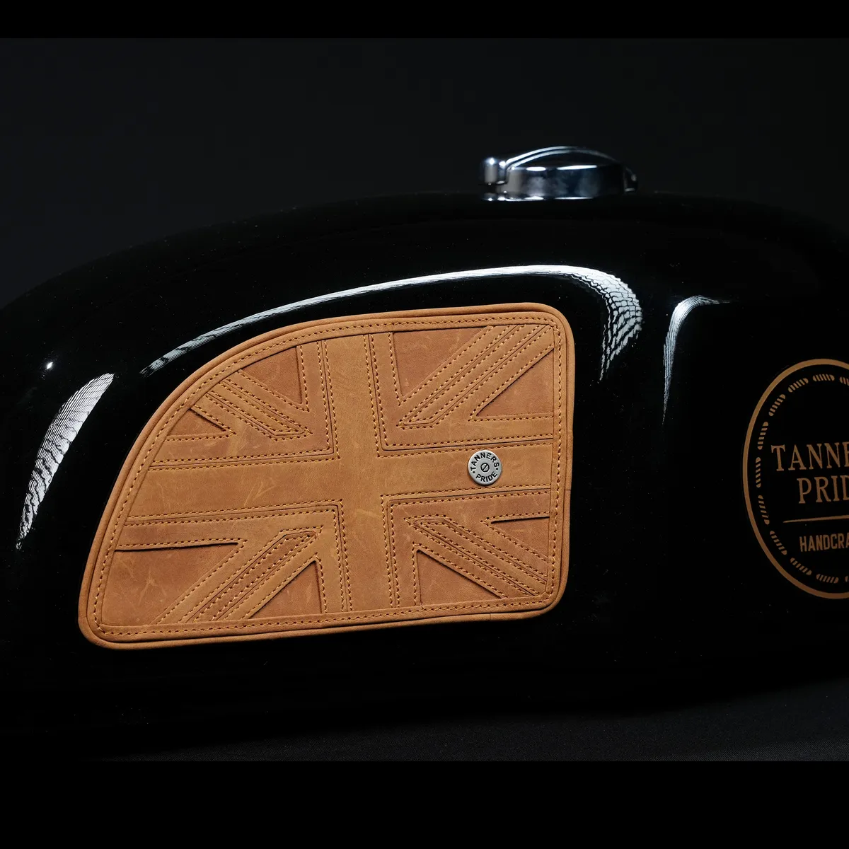 Tanners Pride Union Jack Tankpad (GT 650) - Tobacco Brown Handcrafted Full-Grain Leather (View 7)