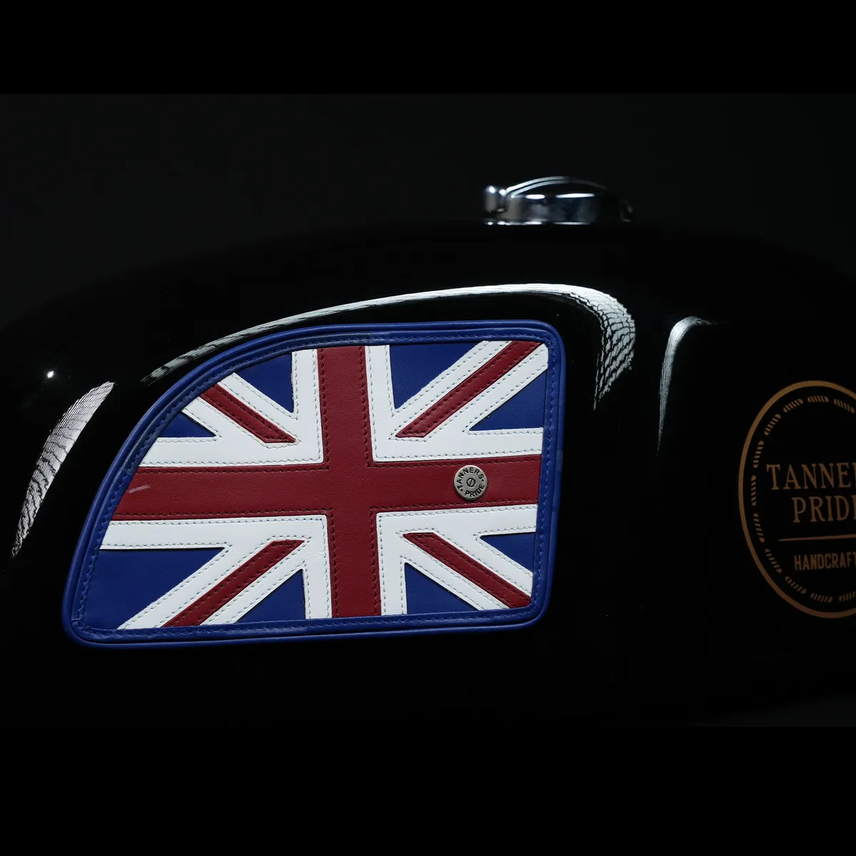 Tanners Pride Union Jack Tankpad (GT 650) - Vintage Red Handcrafted Full-Grain Leather (View 5)