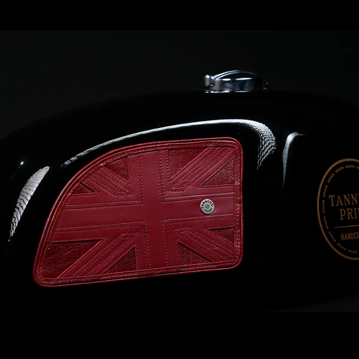 Tanners Pride Union Jack Tankpad (GT 650) - Vintage Red Handcrafted Full-Grain Leather (View 9)